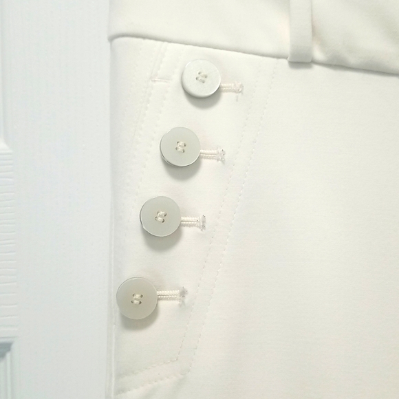 The Limited Luxe Collection Drew Fit Boot Cut Cream Dress Pants Size 0 - Picture 5 of 10